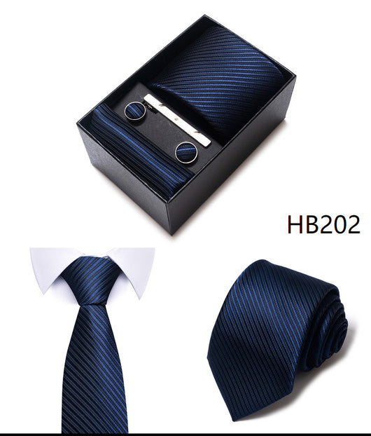 Corbata Jacquard Profesional Tejida en Trama para Negocios - Image 61