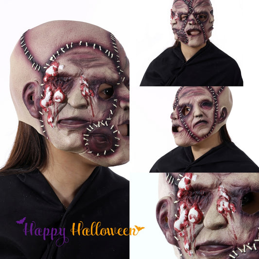 Máscara de Horror Grimace Trisides para Halloween y Cosplay