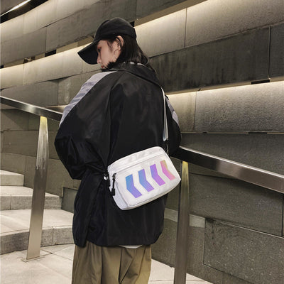 Bolsa de Herramientas Reflectante Tide - Mochila Casual Coreana con Bandolera - Image 5