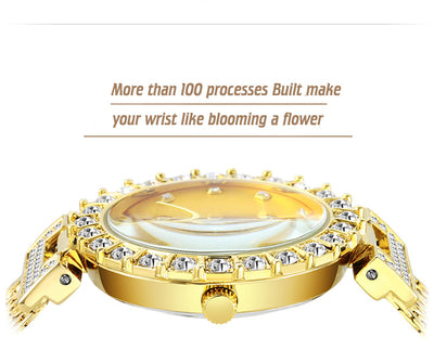 Reloj de Pulsera Mujer Resistente al Agua con Banda de Cobre - Image 12