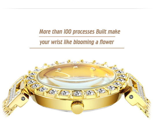 Reloj de Pulsera Mujer Resistente al Agua con Banda de Cobre - Image 12