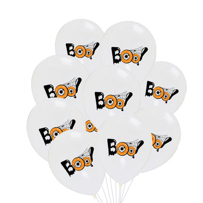 Juego de 10 Globos de Látex con Diseños de Halloween - Image 17