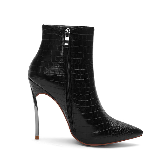 Botas Tobilleras de Tacón Alto Puntiagudo para Mujer - Image 4