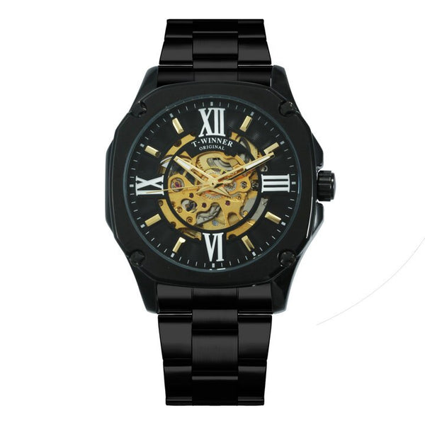 Reloj Mecánico Hueco para Hombre con Diseño Transparente - Image 15