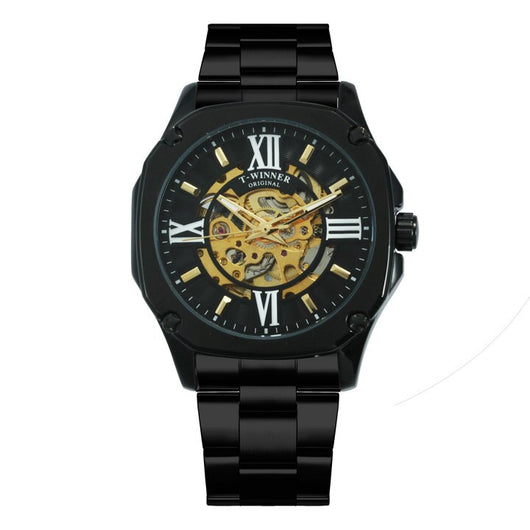 Reloj Mecánico Hueco para Hombre con Diseño Transparente - Image 15