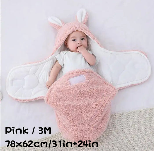 Saco de Dormir para Bebé Recién Nacido en Fleece Suave - Envoltorio Térmico Unisex con Soporte para la Cabeza - Image 22