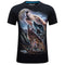 Playera con Diseño 3D de Lobo Feroz