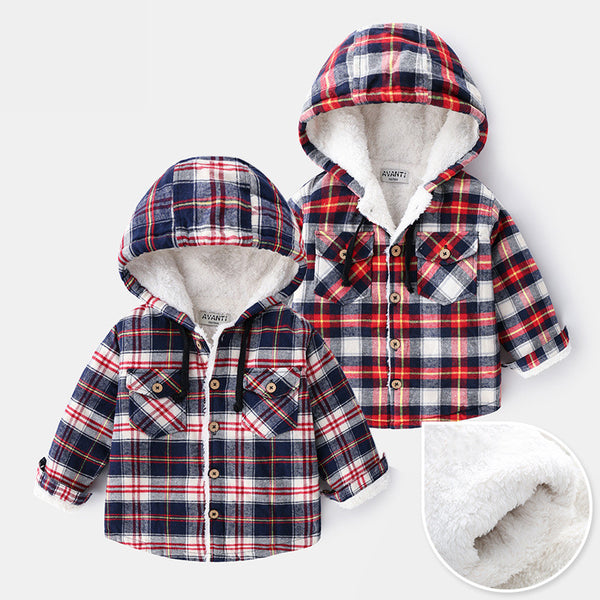 Sudadera con Capucha Extra Gruesa para Niños - Abrigo Perfecto para Otoño e Invierno