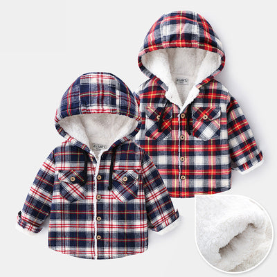 Sudadera con Capucha Extra Gruesa para Niños - Abrigo Perfecto para Otoño e Invierno