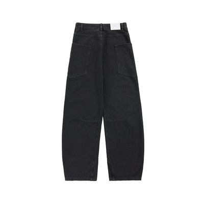 Pantalones Cargo Denim Retro Sueltos de Pierna Ancha - Image 13