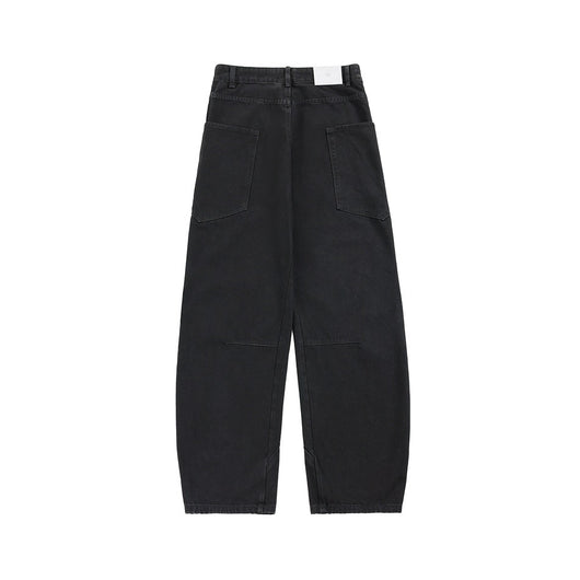 Pantalones Cargo Denim Retro Sueltos de Pierna Ancha - Image 13