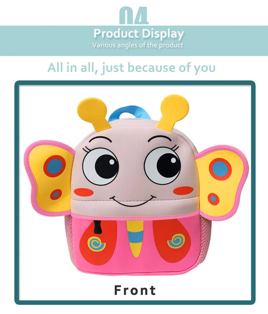 Mochila Escolar Infantil con Diseño de Animales - Perfecta para Buceo y Aventuras - Image 21