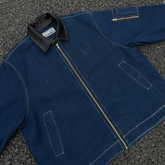 Chaqueta de Mezclilla Pesada en Colores Primarios