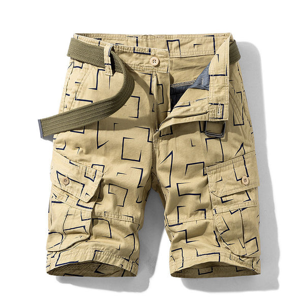 Pantalón Geométrico de Bolsillos Múltiples - Diseño Moderno y Funcional