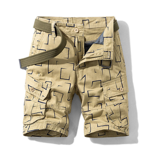Pantalón Geométrico de Bolsillos Múltiples - Diseño Moderno y Funcional
