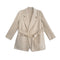 Abrigo Coreano Reversible de Lana Corta