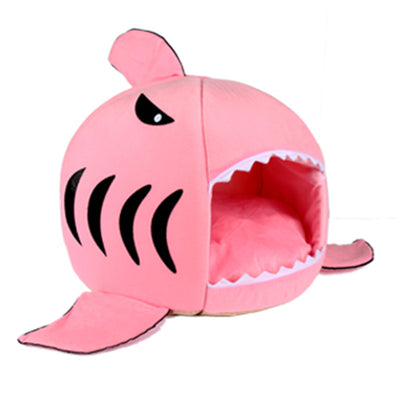 Cama para Mascotas Forma de Tiburón - Casa Cálida y Acogedora para Perros y Gatos - Image 3