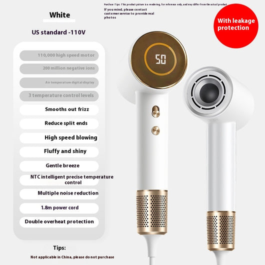Secador de Cabello Iónico de Alta Concentración con Control de Temperatura Constante - Image 26