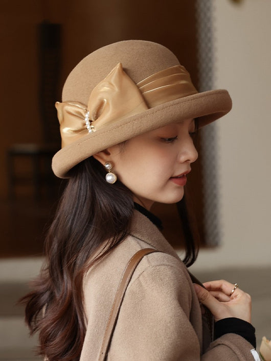 Gorro Balde Retro de Lana - Estilo Versátil para Otoño e Invierno - Image 6