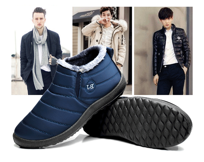Botas de Invierno Impermeables para Hombre - Calzado Ligero y Cálido - Image 5