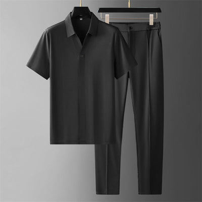 Blusa Sin Costuras Ultrafina de Seda Helada con Adhesivo - Manga Corta Verano - Image 4