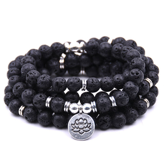 Pulsera Buddha de Plata con Cuentas de Loto - Yoga y Espiritualidad - Image 9