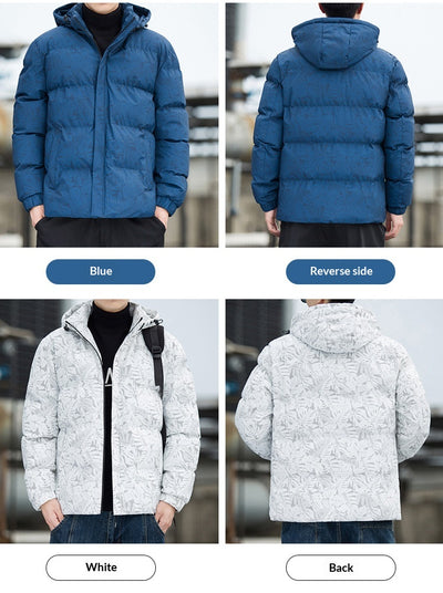 Chaqueta Acolchada de Plumón Grueso para Hombre - Image 33