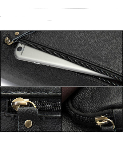 Bolsa de Cuero para Hombre Estilo Europeo y Americano - Image 12