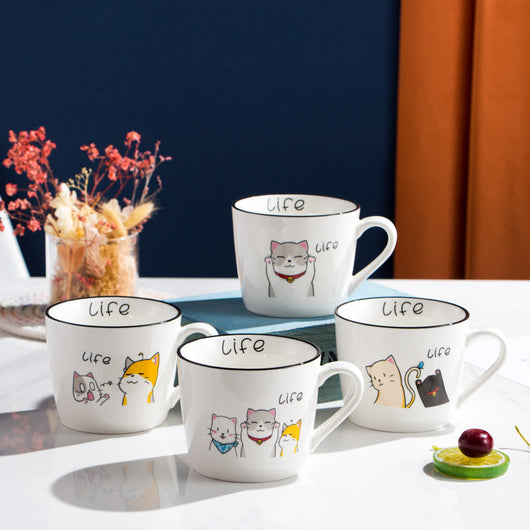Taza de Cerámica Astronauta Espacial - Diseño Cartoon Planeta - Image 3