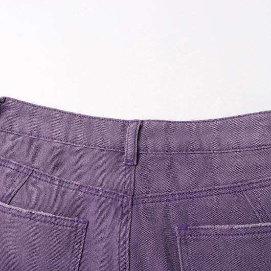 Pantalón Cargo Recto de Cintura Alta para Mujer - Image 9