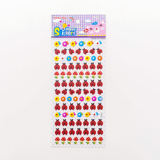 Sheet of colorful puffy alphabet stickers with cute cartoon animals, food, and objects for decoration. - Image 21