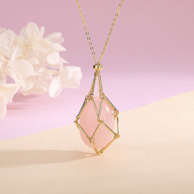 Colgante de Cristal Natural Primavera 2023 - Collar de Paz para Regalo de Día de Enamorados - Image 2