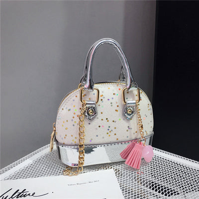 Bolso Mini Tipo Concha con Lentejuelas Brillantes - Image 4
