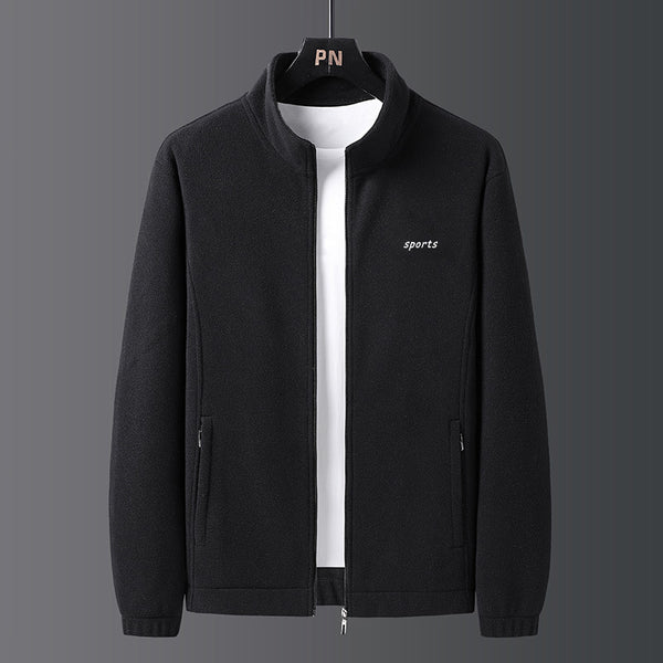 Chaqueta Acolchada de Terciopelo para Hombre Talla Grande