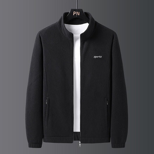 Chaqueta Acolchada de Terciopelo para Hombre Talla Grande