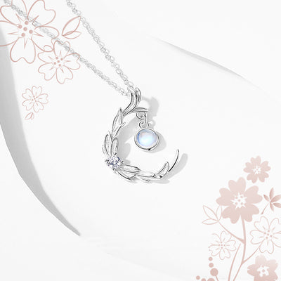 Collar de Plata Esterlina para Mujer con Cristal Coloreado - Cadena Clavícula Bosque Pequeño S925 - Image 10