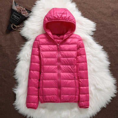 Chaqueta Acolchada Ligera para Mujer con Capucha Ajustada - Image 8
