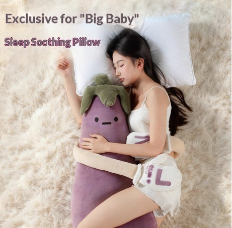 Almohada y Juguete de Confort Eggplant King para Dormir