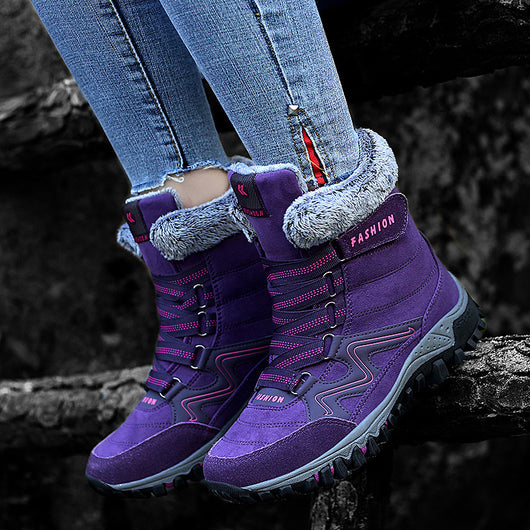 Botas Cálidas Acolchadas de Algodón - Caña Alta - Image 2