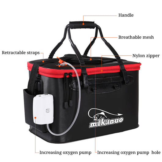 Bolsa Portátil para Pesca con Tanque Plegable y Aislamiento Reforzado - Image 7