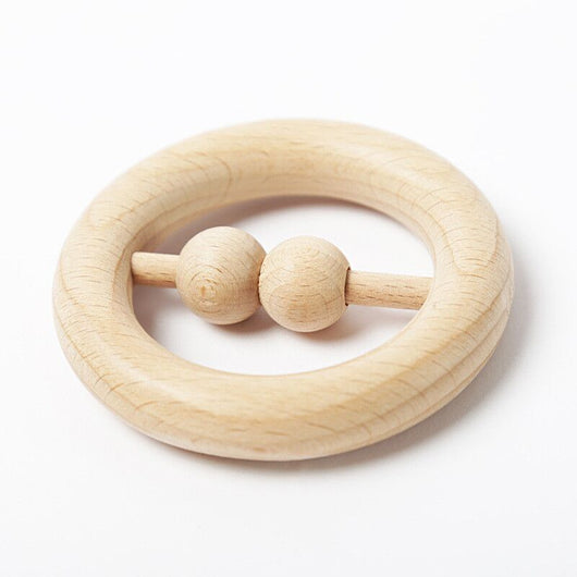 Juguete Mordedor de Madera de Haya Ecológico para Bebés - Image 3