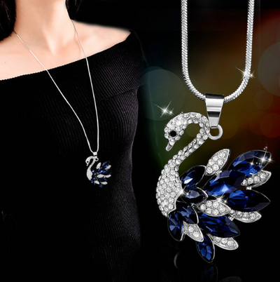 Collar Cadena de Suéter Copo de Nieve Cristal - Largo y Elegante - Image 15