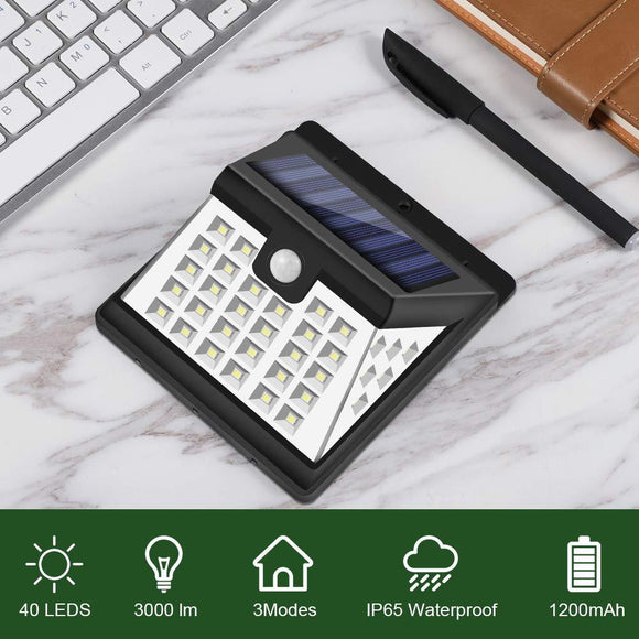 Lámpara Solar de Pared con Inducción