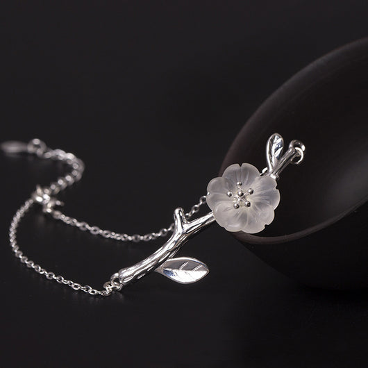 Pulsera de Cristal Ciruela Natural - Energía y Elegancia - Image 4