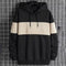 Sudadera con Capucha Patchwork Color Block para Hombre - Estilo Single Face