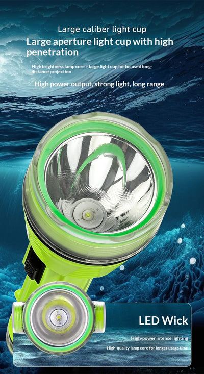 Linterna Frontal de Buceo LED de Alta Potencia con Enfoque Fijo y Batería de Larga Duración - Image 19