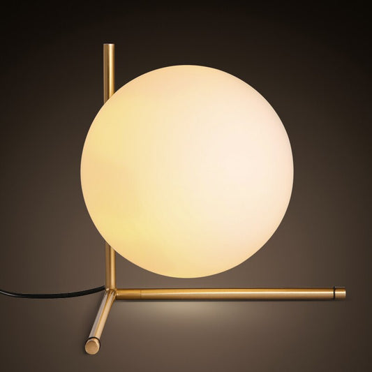 Lámpara de Mesa Esfera de Cristal Minimalista