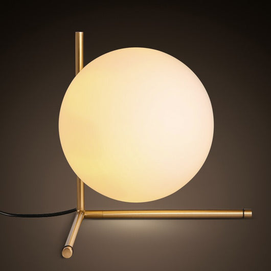 Lámpara de Mesa Esfera de Cristal Minimalista