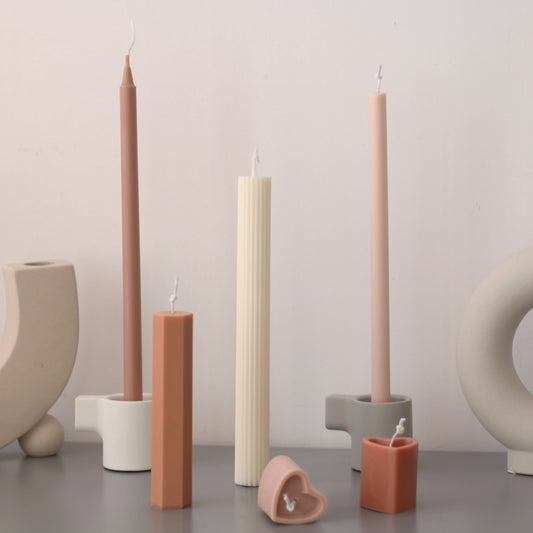 Moldes para Velas en Forma de Corazón y Otros Diseños