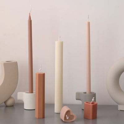 Moldes para Velas en Forma de Corazón y Otros Diseños